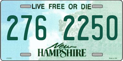 NH license plate 2762250