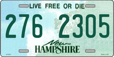 NH license plate 2762305