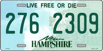 NH license plate 2762309