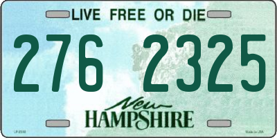 NH license plate 2762325
