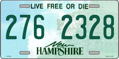 NH license plate 2762328