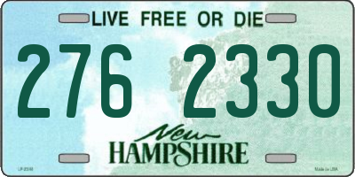 NH license plate 2762330