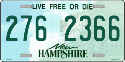 NH license plate 2762366