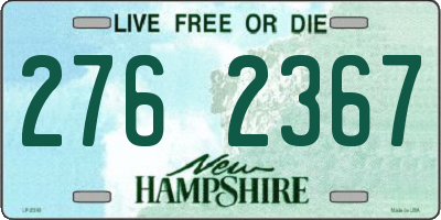 NH license plate 2762367