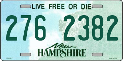 NH license plate 2762382