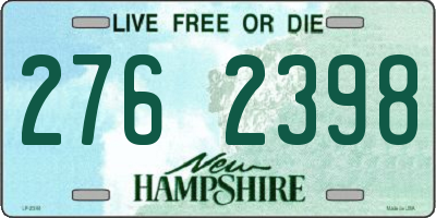 NH license plate 2762398