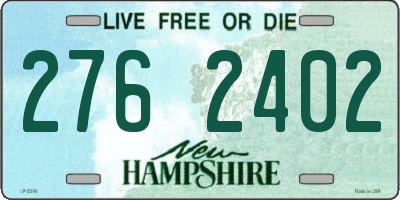 NH license plate 2762402