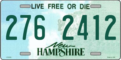 NH license plate 2762412