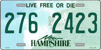 NH license plate 2762423