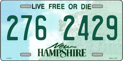 NH license plate 2762429