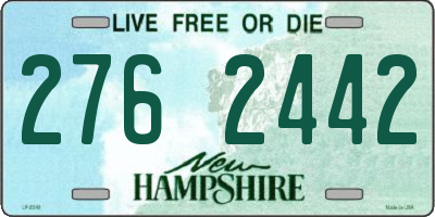 NH license plate 2762442