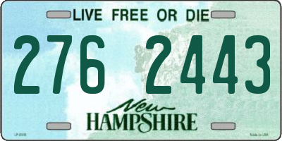 NH license plate 2762443