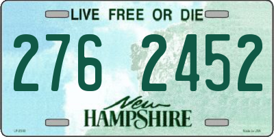 NH license plate 2762452