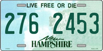 NH license plate 2762453