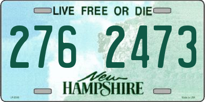 NH license plate 2762473