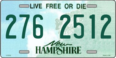 NH license plate 2762512