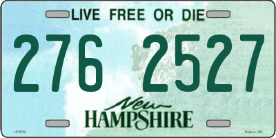 NH license plate 2762527
