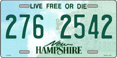 NH license plate 2762542