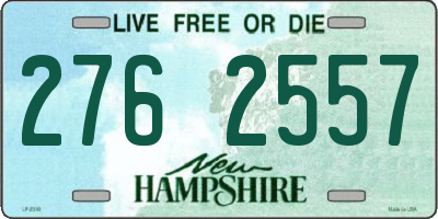 NH license plate 2762557
