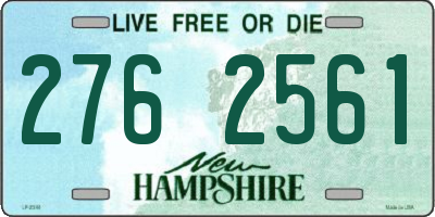 NH license plate 2762561