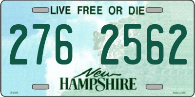 NH license plate 2762562