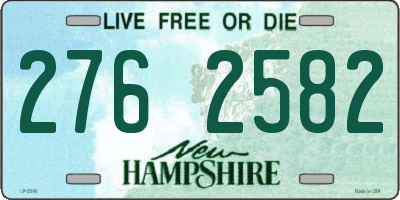 NH license plate 2762582