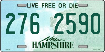NH license plate 2762590