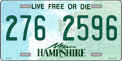 NH license plate 2762596