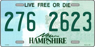 NH license plate 2762623