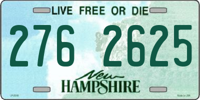 NH license plate 2762625