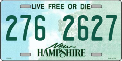 NH license plate 2762627