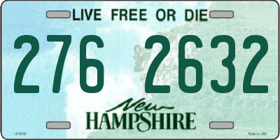 NH license plate 2762632