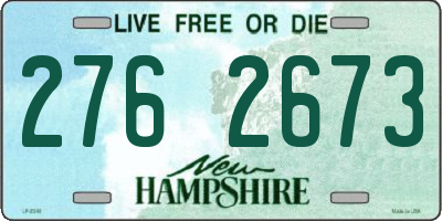 NH license plate 2762673