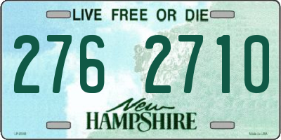 NH license plate 2762710