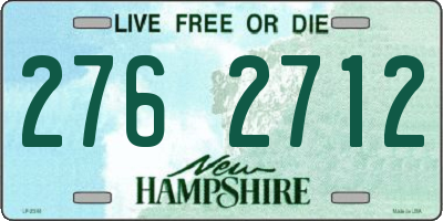 NH license plate 2762712