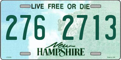 NH license plate 2762713
