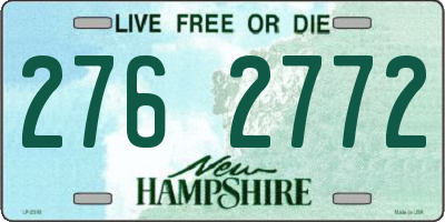 NH license plate 2762772