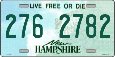 NH license plate 2762782