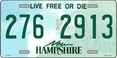 NH license plate 2762913