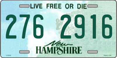 NH license plate 2762916