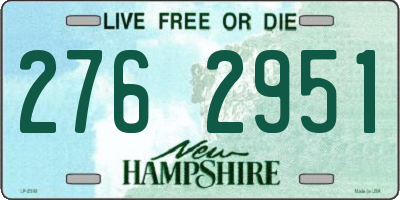 NH license plate 2762951