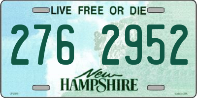 NH license plate 2762952