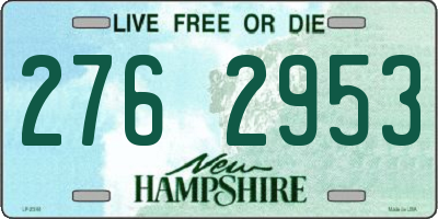 NH license plate 2762953