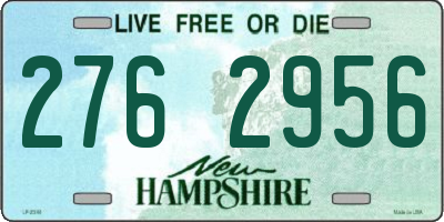 NH license plate 2762956
