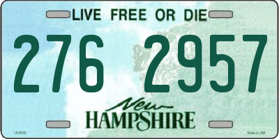 NH license plate 2762957