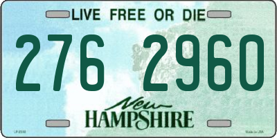 NH license plate 2762960