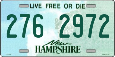 NH license plate 2762972