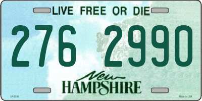 NH license plate 2762990