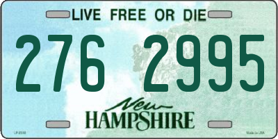 NH license plate 2762995