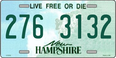 NH license plate 2763132